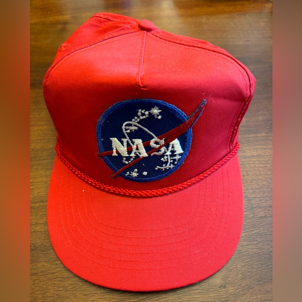 NASA Red Snapback Hat